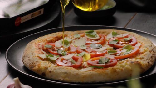 Pizza Margherita com seu toque