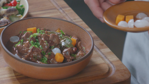 Moela de Frango Cozida no Vinho