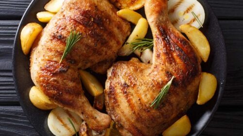 10 acompanhamentos para comer com sobrecoxa de frango