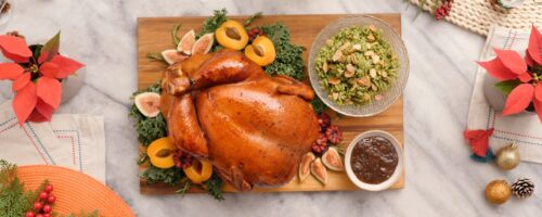 Ave de Natal com Molho de Ameixa