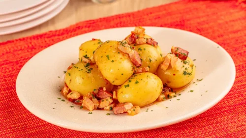 Batata Calabresa com Bacon