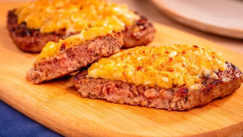 Beef Burger com Crosta de Alho