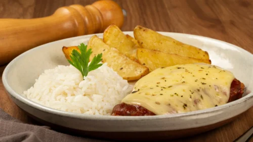 Bife à Parmegiana de Patinho