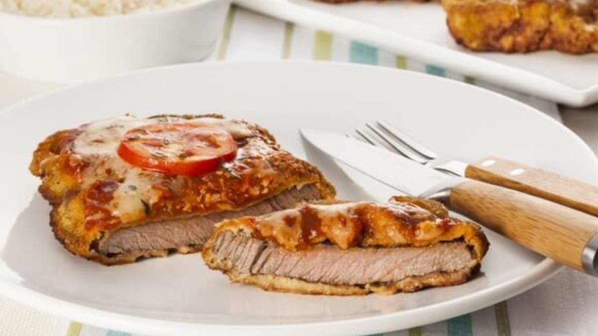 Bife à Parmegiana de Contrafilé