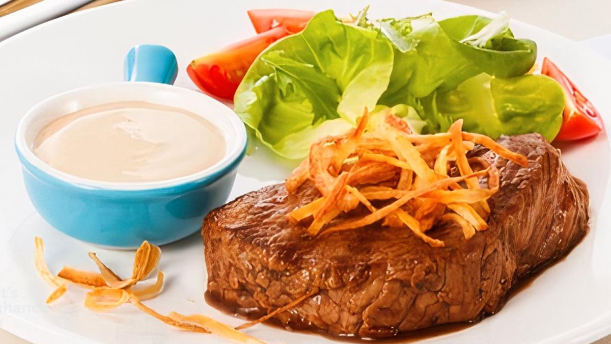 Bife de Maminha com Crispy de Cebola