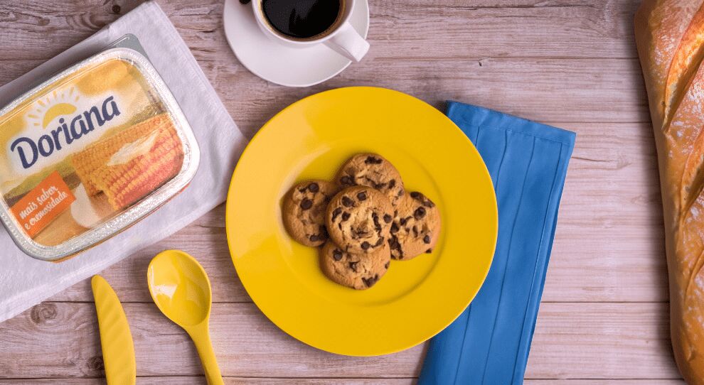 Biscoitos de chocolate com café e manteiga Doriana