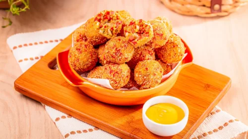 Bolinho Crocante de Salsicha
