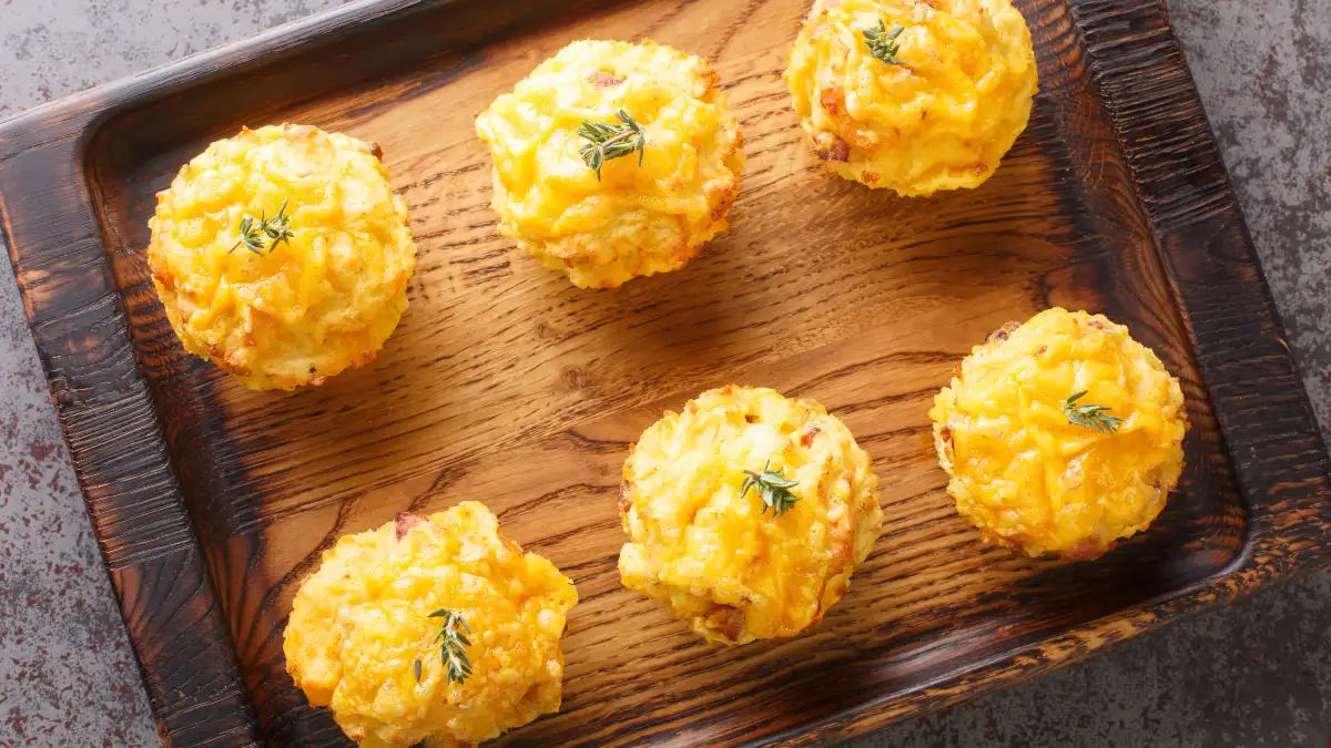 Você precisa conhecer essa receita fit e proteica de bolinho de batata-doce na airfryer
