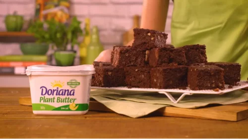 Brownie de chocolate vegano