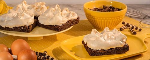 Brownie com Suspiro