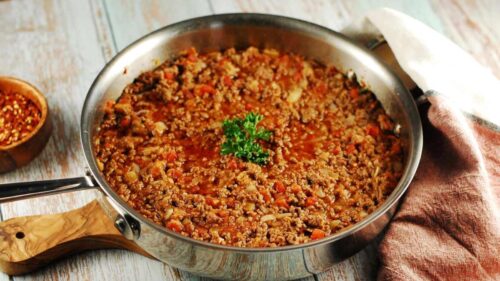 O que fazer para a carne moída ficar soltinha?
