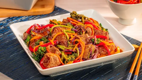 Chop Suey com Carne em Cubos