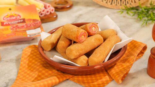 Cigarrete de Presunto e Queijo