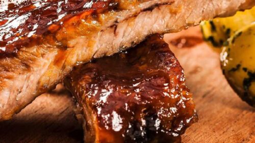 Costelinha Barbecue com Batatas Sauté