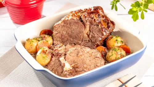 Costela de boi assada