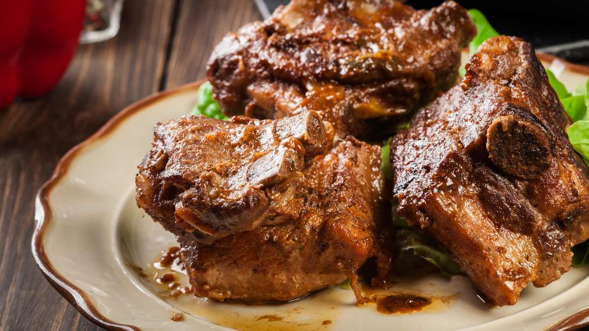 Costela na Panela de Pressão com Arroz à Grega