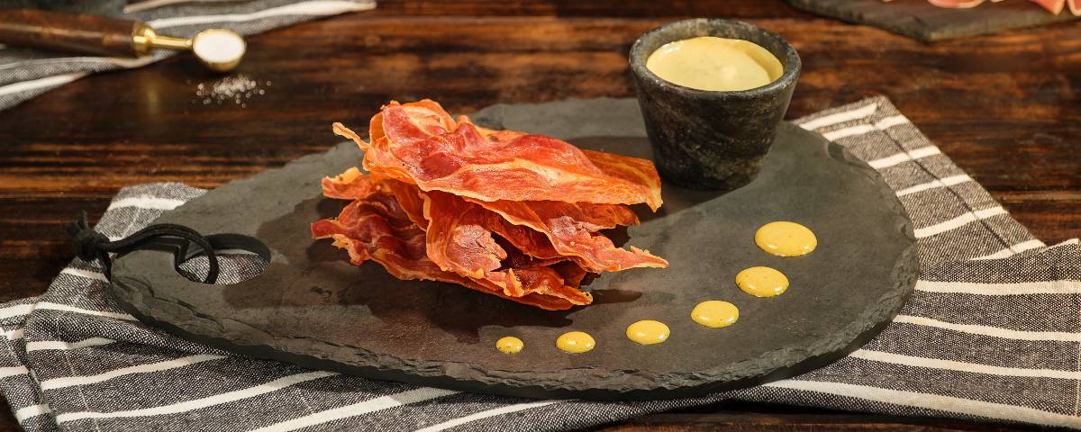 Crispy de Presunto Cru