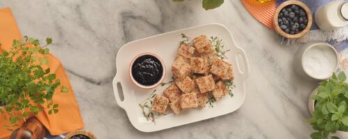 Dadinho de Tapioca Assado com Levíssimo