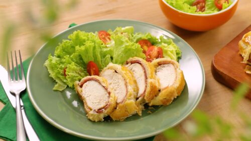 Frango Wellington Recheado com Bacon