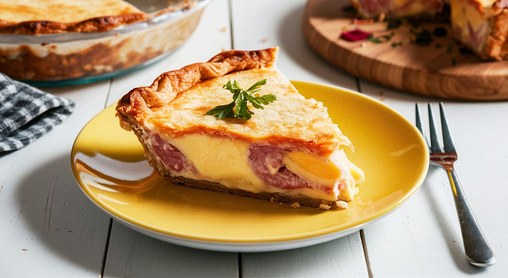 Torta cremosa de mortadela
