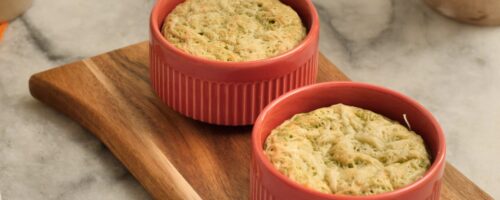 Suflê de Legumes com Creme de Leite