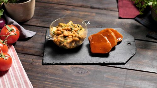 Lombo de Porco Assado com Salada Quente