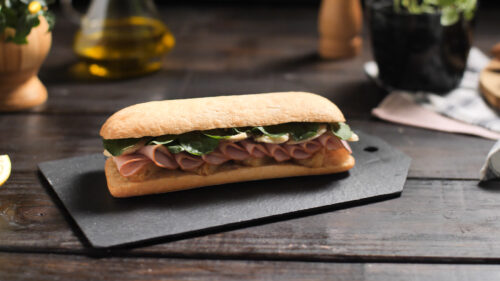 Sanduíche Artesanal de Lombinho Canadense