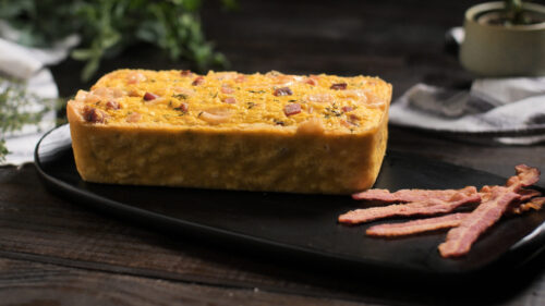 Pamonha de Forno com Bacon