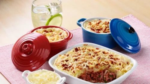 Escondidinho de Calabresa com Mandioca
