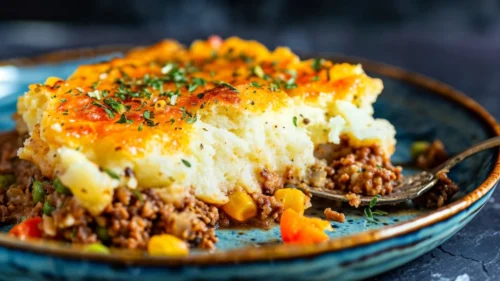 Escondidinho de batata com carne moída