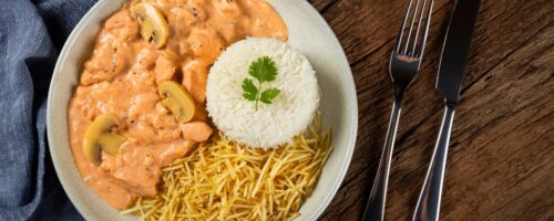 Estrogonofe de Frango