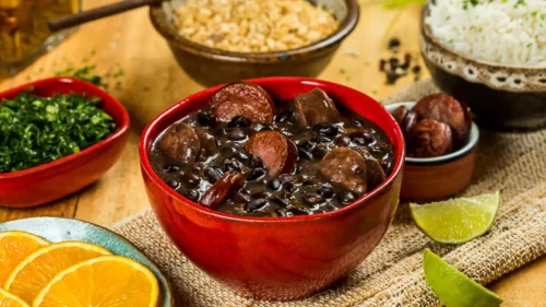 Feijoada com Linguiça e Jerked Beef