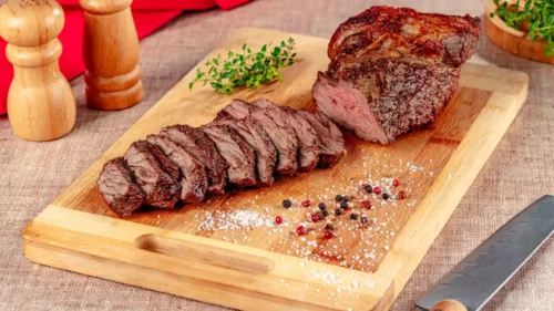 Fraldinha ao alho na airfryer