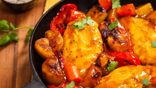 Frango à Caçadora com Legumes