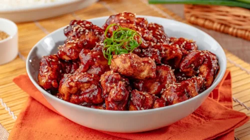 Frango frito coreano