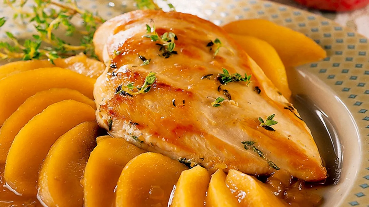 Frango com Molho de Maçã