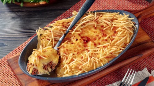 Fricasse de carne moída
