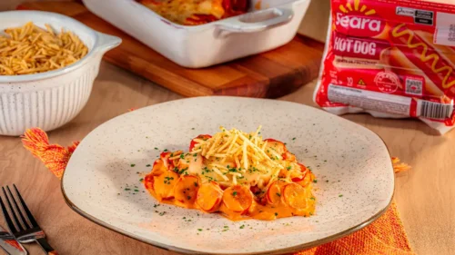 Gratinado de Salsicha