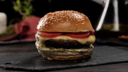 Hambúrguer Angus com Três Queijos