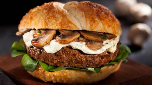 Hambúrguer Angus com Champignons