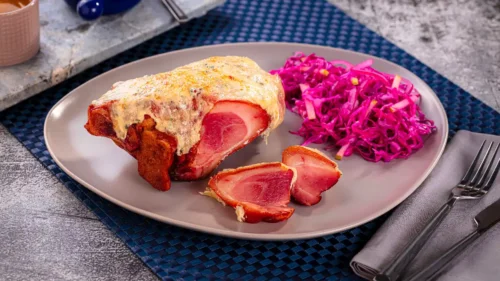 Joelho de Porco com Crosta de Gorgonzola