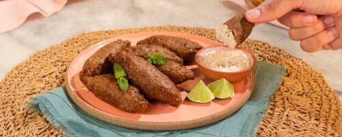 Kibe vegano na airfryer