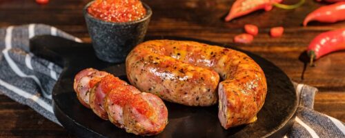 Linguiça na airfryer