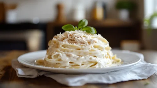 Aprenda a fazer macarrão cremoso caseiro