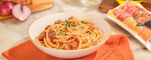 Macarrão com Calabresa