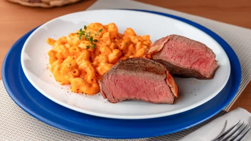 Medalhão de carne com bacon
