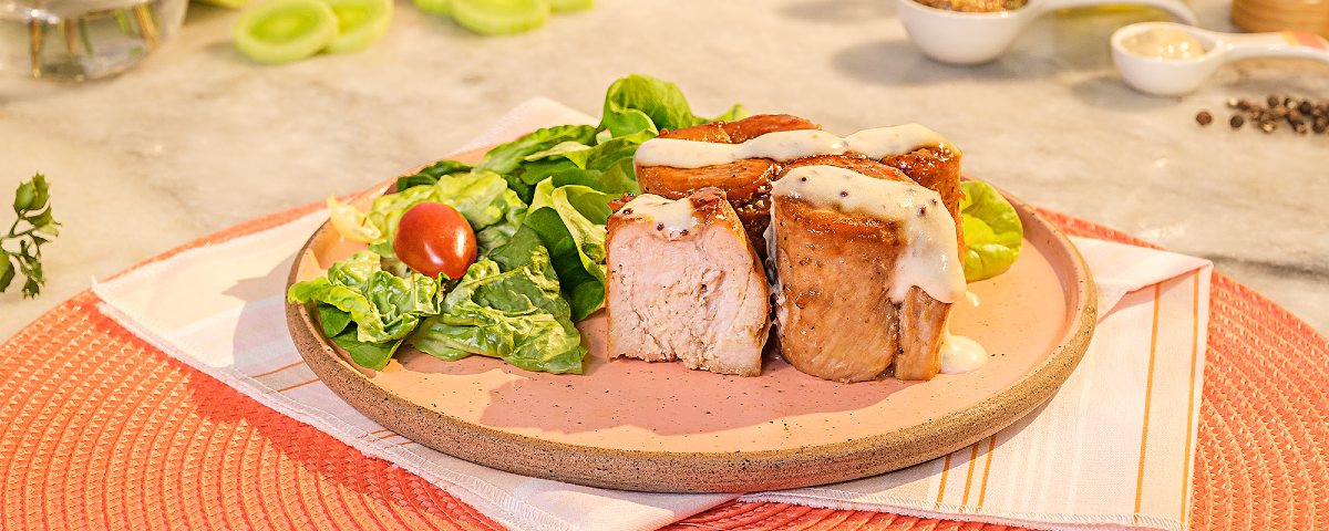 Medalhão de frango na airfryer