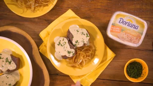 Filé Mignon ao Molho Gorgonzola