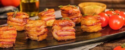Mil Folhas de Batata com Bacon
