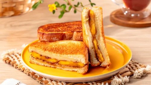 Misto quente de Queijo com Banana